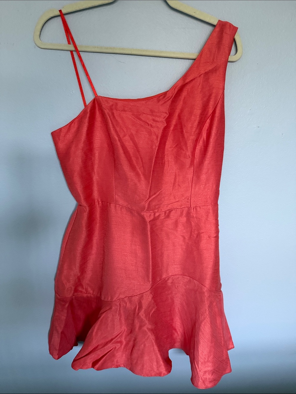 DO+BE from Perfectly Pricilla One-Shoulder Coral Slip Dress